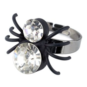 Ring Big Spider Made With Crystal Glass by JOE COOL