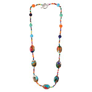 Necklace Mosaico Colori Made With Glass by JOE COOL
