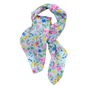 Scarf Kerchief Soft Floral Made With Cotton by JOE COOL