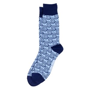 Socks Gents Swirl Made With Cotton & Spandex by JOE COOL