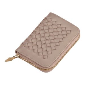 Zip Wallet Real Weave Made With Pu & Zinc Alloy by JOE COOL