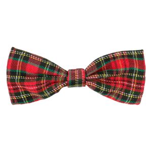 Hairwear Tartan Bow Clip Made With Cotton by JOE COOL