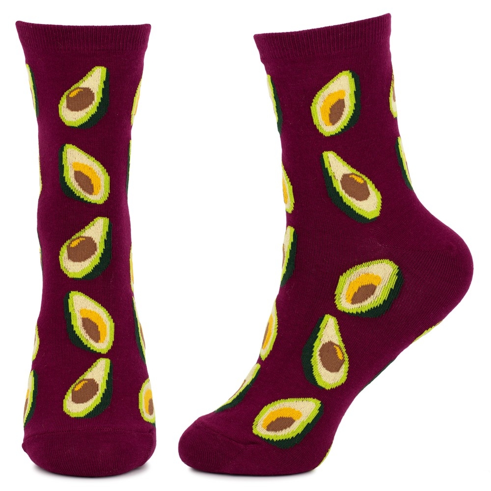 Socks cotton & spandex avocado red - Image 2