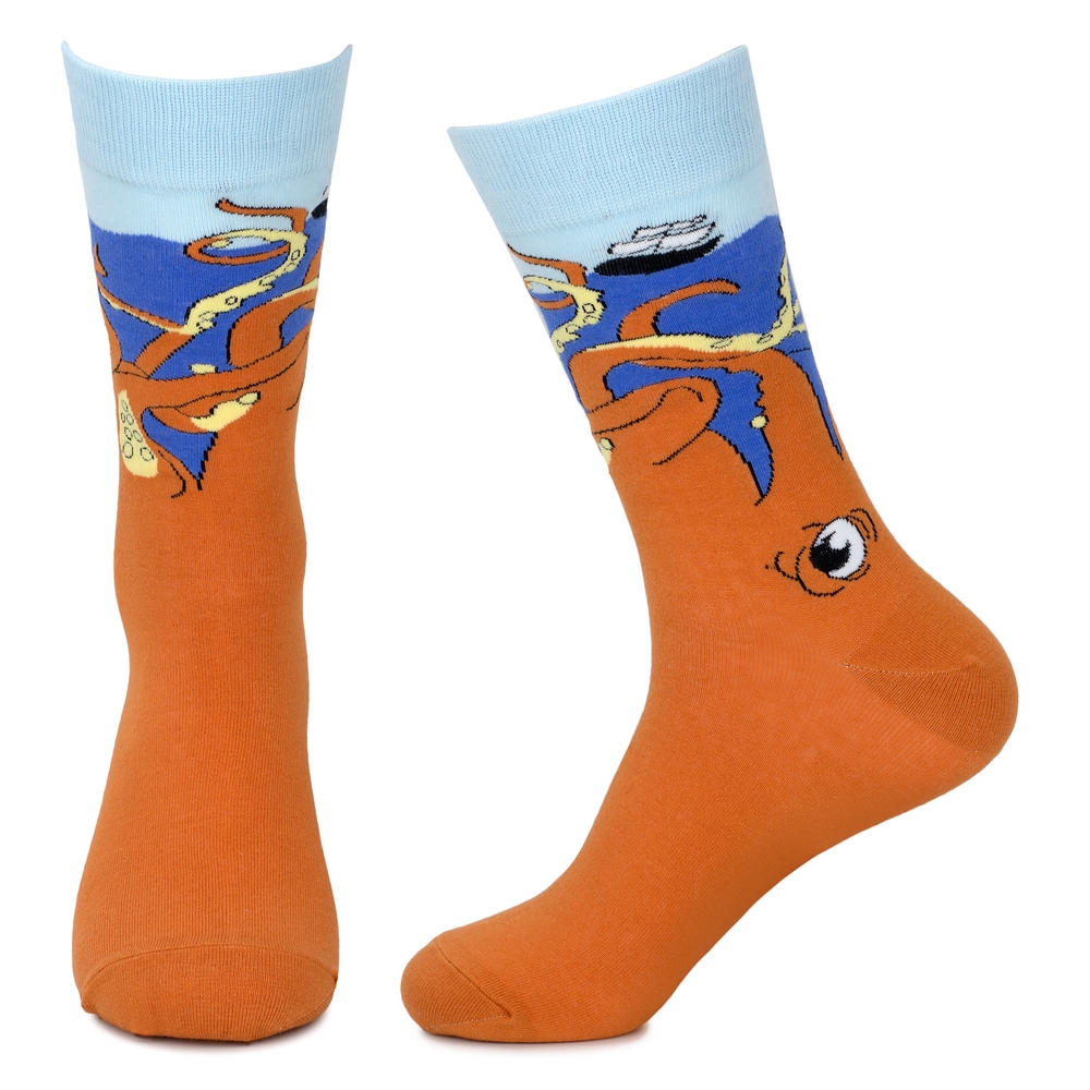 Socks Gents Octopus Made With Cotton & Nylon - Image 2