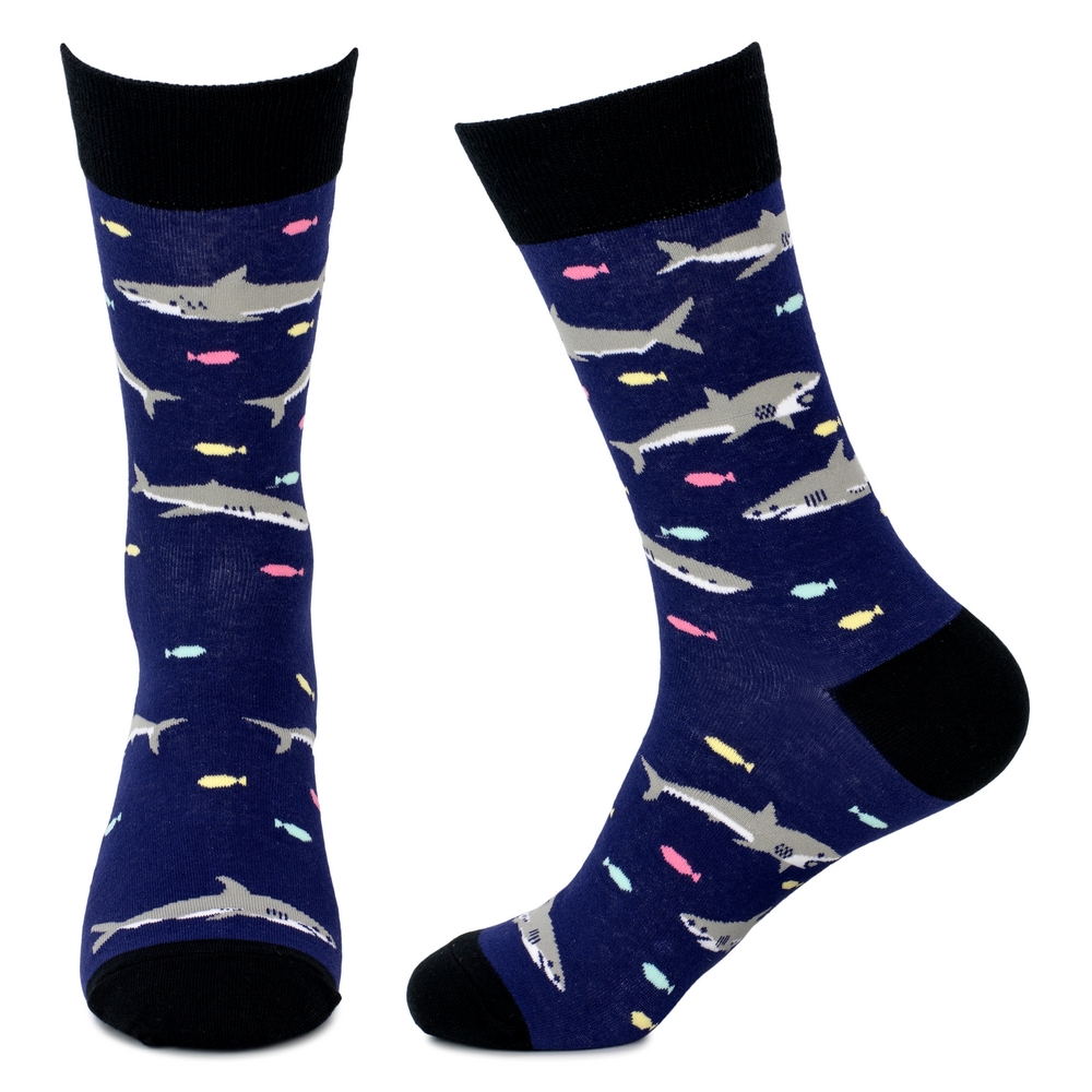 Socks Gents Friendly Sharks Made With Cotton & Nylon - Image 2