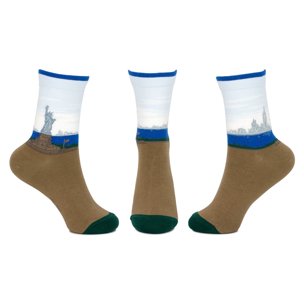 Socks In New York Made With Cotton & Spandex - Image 2