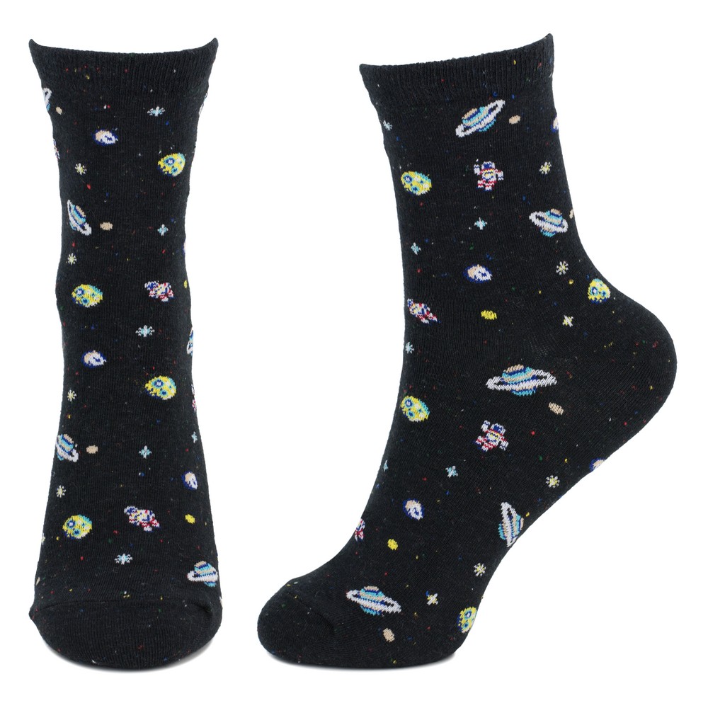 Socks cotton & spandex cosmos black - Image 2