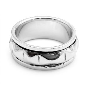 Ring Spinning Centre Made With 925 Silver